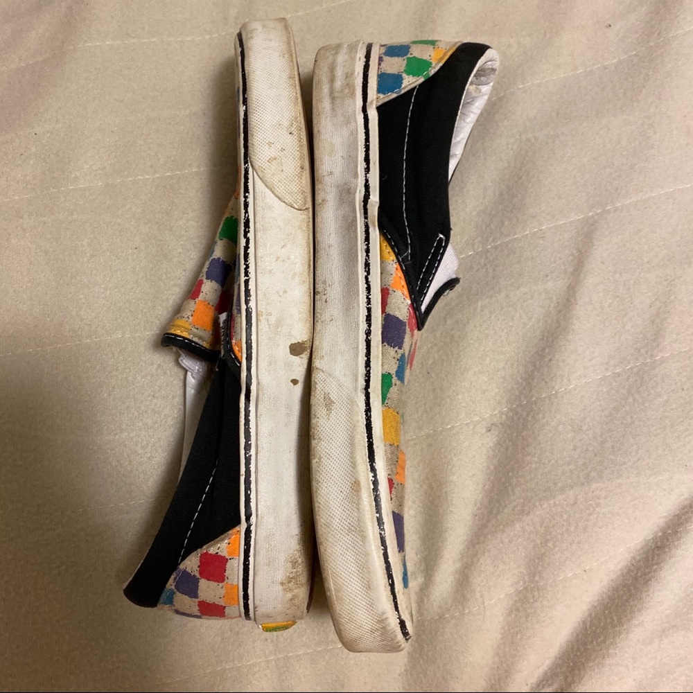 Crayola Vans Rainbow Block W10.5 M9 Colorful - image 3